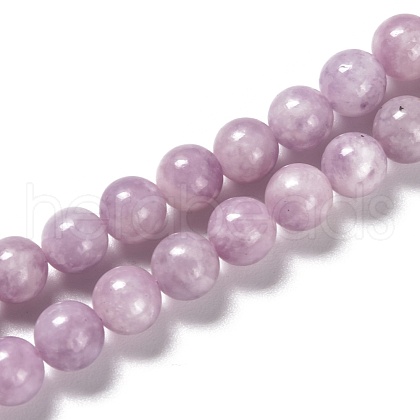 Natural Lepidolite Beads Strands G-H247-11E-1