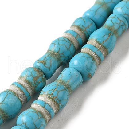 Synthetic Turquoise Dyed Beads Strands G-E594-03-1