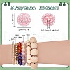   85pcs 17 style Resin Rhinestone Beads with Acrylic Round Beads Inside RESI-PH0002-11-2