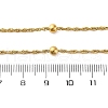 304 Stainless Steel Round Rope Chain Necklaces NJEW-C073-04G-5