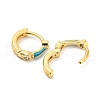 18K Gold Plated Brass Hoop Earrings EJEW-L269-067G-2
