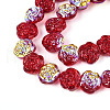 Electroplate Glass Beads EGLA-T025-02A-3