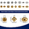 SUNNYCLUE 320Pcs 16 Style Tibetan Style Alloy Spacer Beads FIND-SC0002-88-2