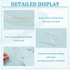 BENECREAT 1Pc Flat 999 Fine Silver Wires STER-BC0002-26-4