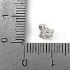 Rack Plating Brass Clear Cubic Zirconia Beads KK-L236-03A-S-3