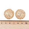 Brass with Clear Cubic Zirconia Pendants KK-G532-24G-3