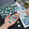ARRICRAFT Glass Cabochons GGLA-AR0001-08-3