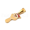 Christmas Theme 304 Stainless Steel Pendants STAS-R007-01Y-G-2