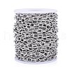 Tarnish Resistant 304 Stainless Steel Cable Chains CHS-F011-02A-P-3