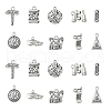 50Pcs 10 Styles Tibetan Style Zinc Alloy Bag Pendants TIBEP-CJ0003-30-1