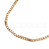 1mm Rack Plating Brass Box Chain Adjustable Slider Necklaces for Women Men MAK-L044-56KCG-2