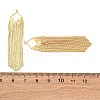 Brass Tassel Big Pendants KK-F898-22D-G-3