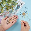 SUPERFINDINGS 36Pcs 9 Styles Natural Mixed Stone Pendants FIND-FH0005-08-3