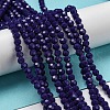 Opaque Glass Beads Stands EGLA-A035-P4mm-D09-3