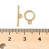 Eco-friendly Brass Toggle Clasps KK-D082-05G-A-4