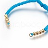 Nylon Cord Braided Bead Bracelets Making BJEW-F360-F06-2