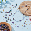   Electroplated Glass Bead GLAA-PH0003-64A-5