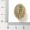 Rack Plating Brass Micro Pave Cubic Zirconia Beads KK-L224-024G-3