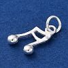 925 Sterling Silver Musical Note Charms STER-G045-06S-2
