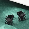 Halloween Spider 304 Stainless Steel Stud Earrings for Women EJEW-B019-01EB-4