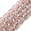 Electroplate Glass Beads Strands GLAA-G112-07K-1