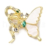 Butterfly & Snake Acrylic Pins JEWB-M072-01B-G-1