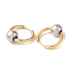 Ion Plating(IP) 304 Stainless Steel Hoop Earrings for Women EJEW-L287-058GP-2
