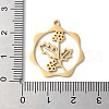 304 Stainless Steel Pendants STAS-P338-01I-G-3