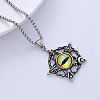 Punk Retro Men's Evil Eye Pentagram Pendant Necklaces ZH8804-3