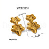 Fashionable Irregular Stainless Steel Stud Earrings for Women MT3122-8-1
