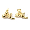 Rack Plating Brass Charms KK-D026-18G-1