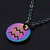 201 Stainless Steel Pendants Necklaces NJEW-S105-JN627-11-1
