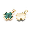 Real 18K Gold Plated Brass Pendants KK-N233-172A-01D-3