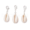 Natural Shell Pendant Decoration HJEW-JM03189-02-1