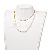Mother's Day Jewellery Natural Baroque Pearl Keshi Pearl Beaded Necklaces NJEW-JN02905-2