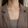 Mother's Day Stainless Steel Ppregnant Pendant Necklaces for Women KE6732-1-6