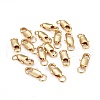 Rack Plating Brass Lobster Claw Clasps with Jump Rings KK-WH0063-02G-01-NR-1