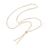 Brass Bar Link Chain Necklace Making AJEW-JB01188-01-1