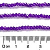 Baking Painted Imitation Jade Glass Bead Strands DGLA-A034-J2MM-A27-1