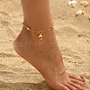 Brass and Iron Dolphin Charm Anklets for Women Daily and Vacation Wear MA0830-2