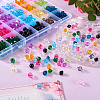  640Pcs 24 Styles Transparent Acrylic Beads TACR-TA0001-24-16