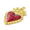 Alloy Enamel Pendants ENAM-P252-01G-2