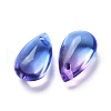 Transparent Glass Charms GLAA-O017-01H-2