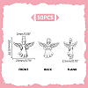 Unicraftale 50Pcs Tibetan Style Alloy Pendants FIND-UN0004-25-2