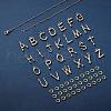 26Pcs A~Z Alphabet Necklaces Making Kits DIY-YW0002-29G-6