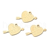 Ion Plating(IP) 316L Surgical Stainless Steel Pendants STAS-H213-88G-3