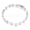 304 Stainless Steel Link Bracelets BJEW-G596-06P-A-1