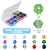 HOBBIESAY 2250Pcs 15 Colors Imitation Austrian Crystal 5301 Bicone Beads GLAA-HY0001-23-2