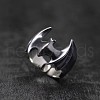 Bat Themes Alloy Adjustable Finger Rings FS-WG25ADA-06-1