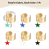 304 Stainless Steel Open Cuff Finger Ring RJEW-UN00023-3
